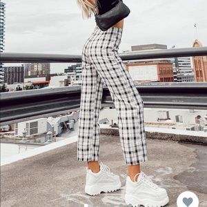 Euros Pants Black/White